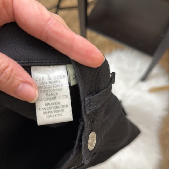 RAG & BONE flexi nina skinny black jeans 32 EUC - Picture 14 of 15